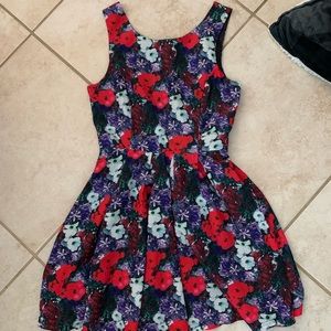 Floral mini dress